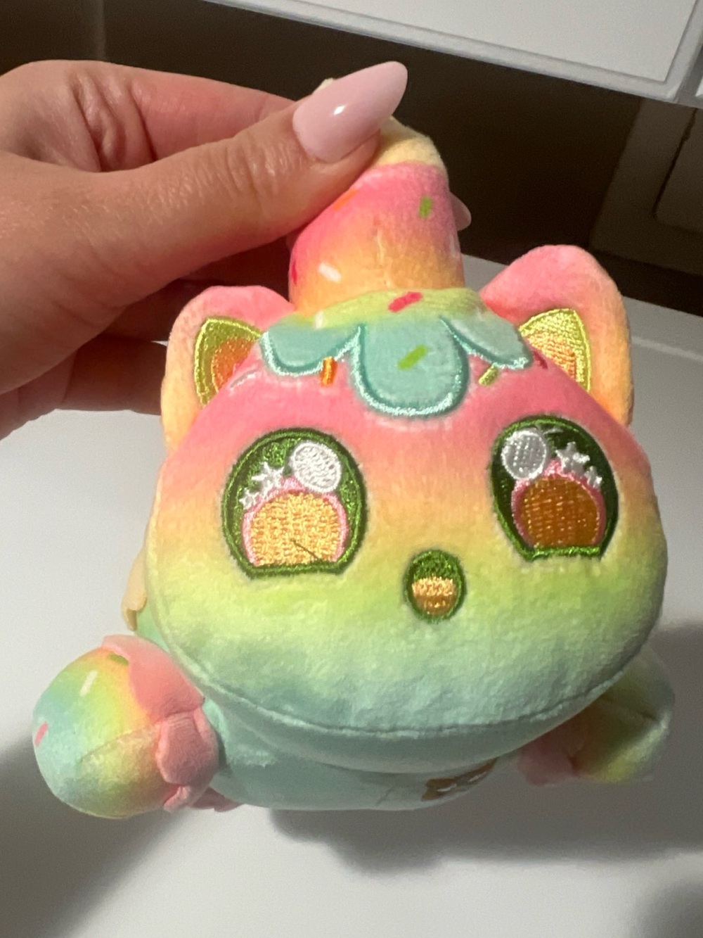 Aphmau MeeMeows Mystery Plush Ice Cream Sherbet Cat 6" from VidCon 2025 Catface